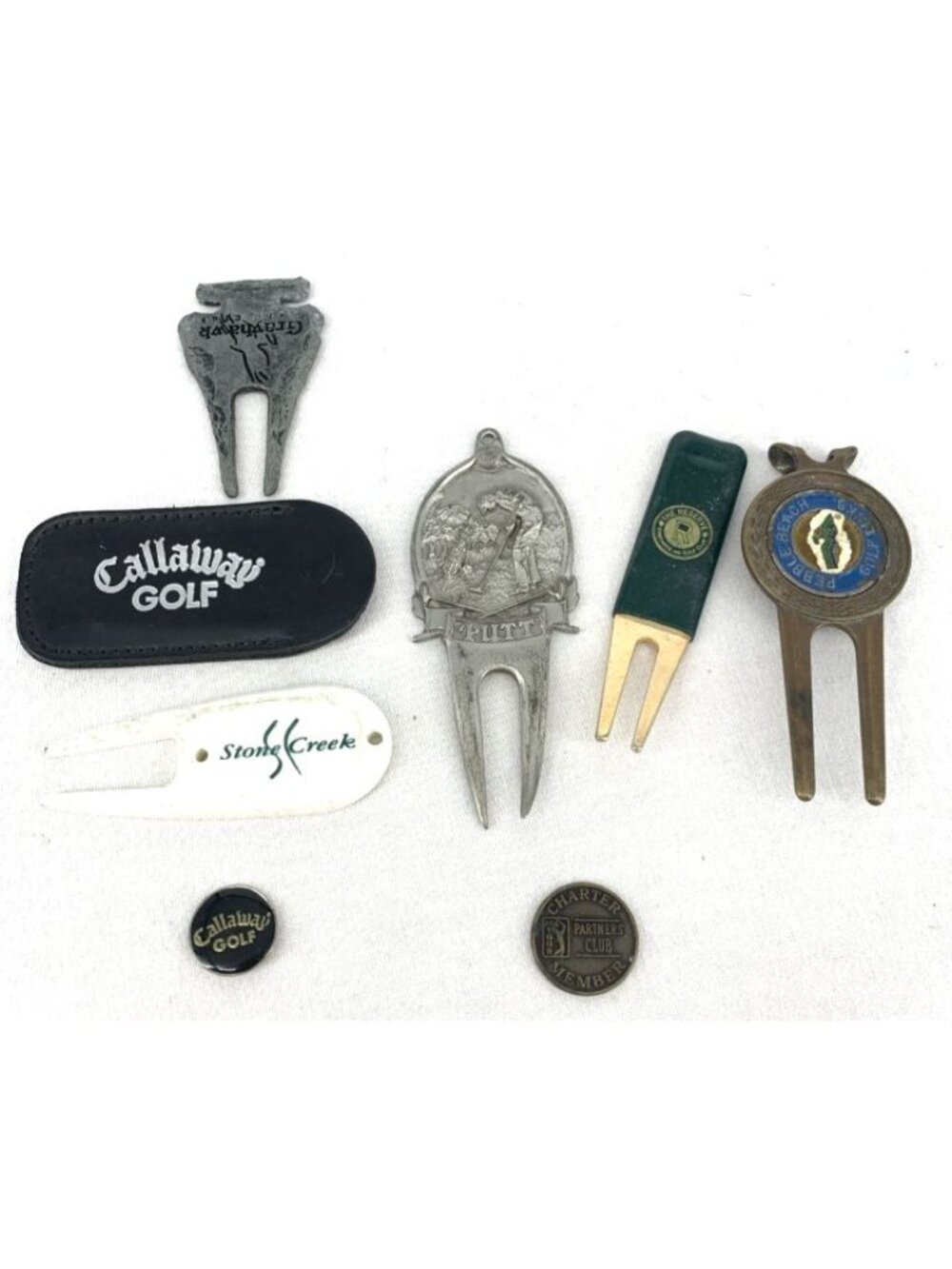 Divot Tools and Marker Lot Golf Pebble Beach Grayhawk Stone Creek Partners Club